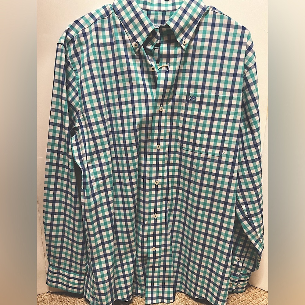 Southern Tide Boys Skipjack Check Button Down Shirt